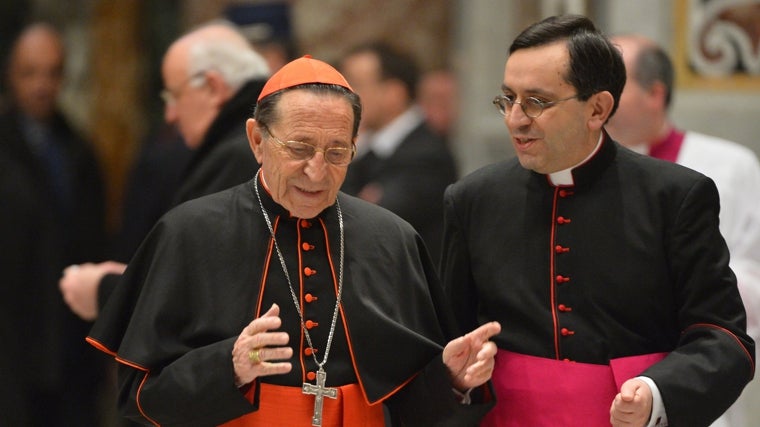 Le cardinal cordouan lors de l'élection papale au Vatican