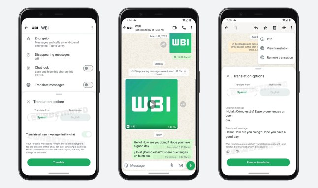 Nouvelle fonctionnalité WhatsApp pour faciliter la traduction des messages