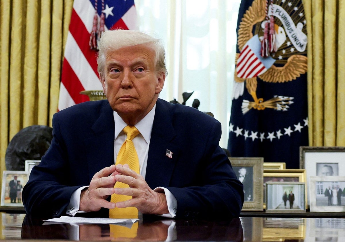 Le président des États-Unis, Donald Trump
