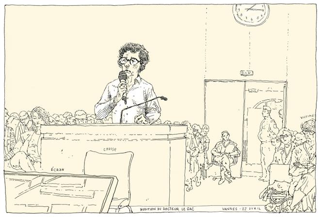 Le docteur Jean-Marc Le Gac, lors du procès Le Scouarnec, à Vannes, le 22 avril 2025.