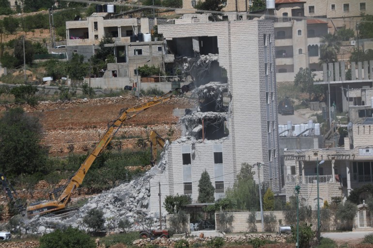 Démolition de maisons palestiniennes par l'occupation en Cisjordanie