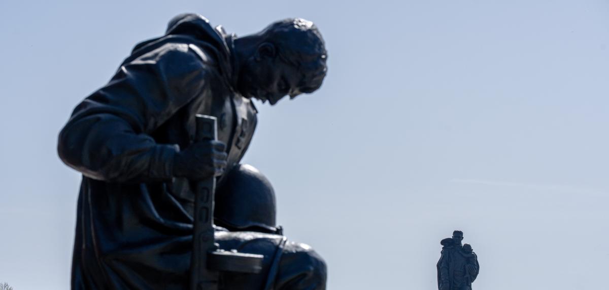 Monument soviétique dans le parc de Treptow à Berlin