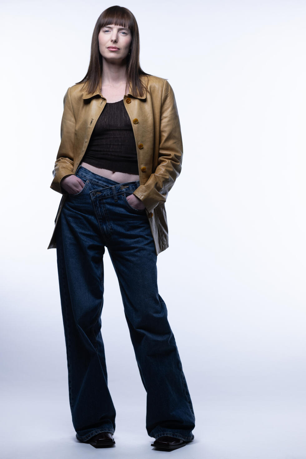 La chanteuse Marie-Flore, le 1er avril 2025 à Paris
