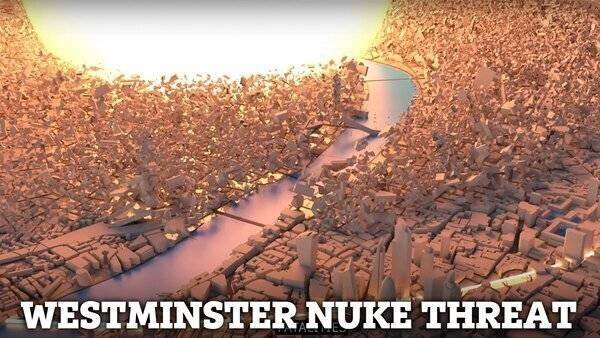 Simulation de l'attaque des bases aériennes britanniques par des missiles russes