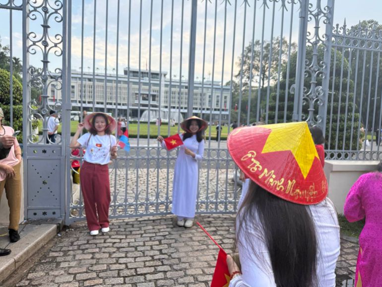 Touristes à Ho Chi Minh