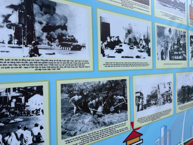 Exposition sur la guerre du Vietnam à Ho Chi Minh