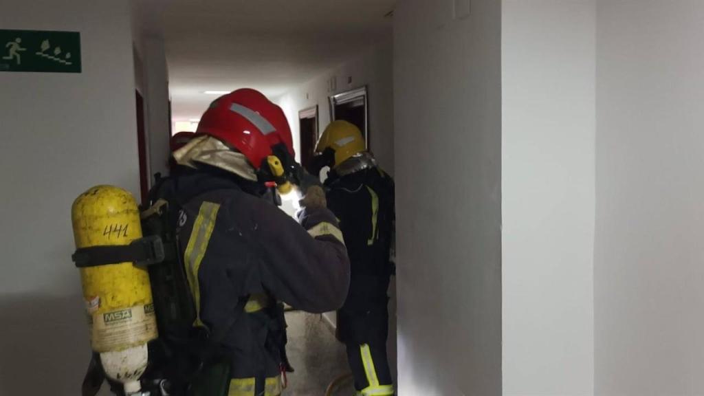 Pompiers de Málaga en intervention