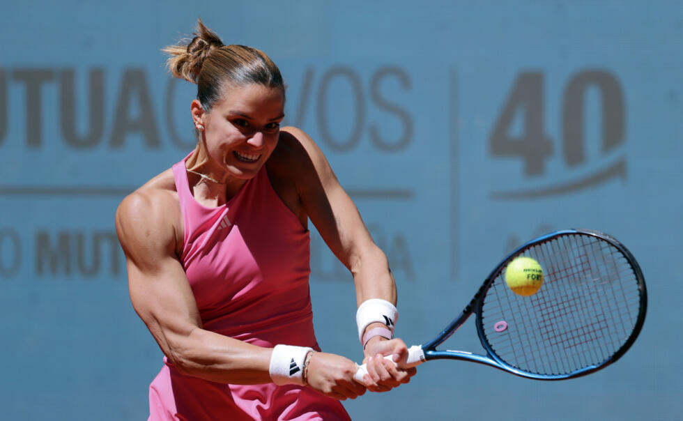 Maria Sakkari au 3e tour du WTA 1000 de Madrid contre Jasmine Paolini