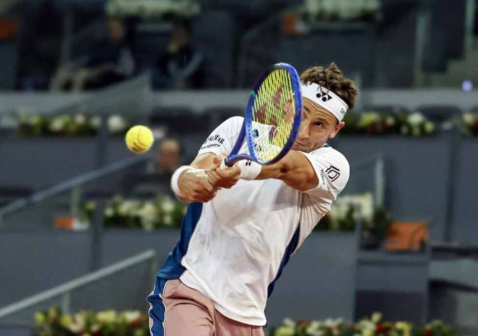 Casper Ruud au 3e tour du Masters 1000 de Madrid contre Sebastian Korda