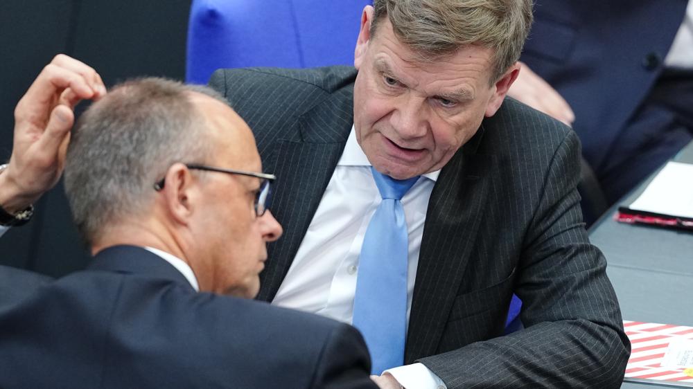 Friedrich Merz et Johann Wadephul