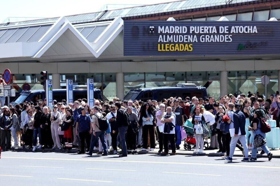 Gare d'Atocha à Madrid évacuée après la coupure d'électricité géante