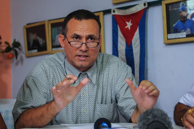 José Daniel Ferrer lors d’une conférence de presse, à La Havane, le 12 mai 2016.