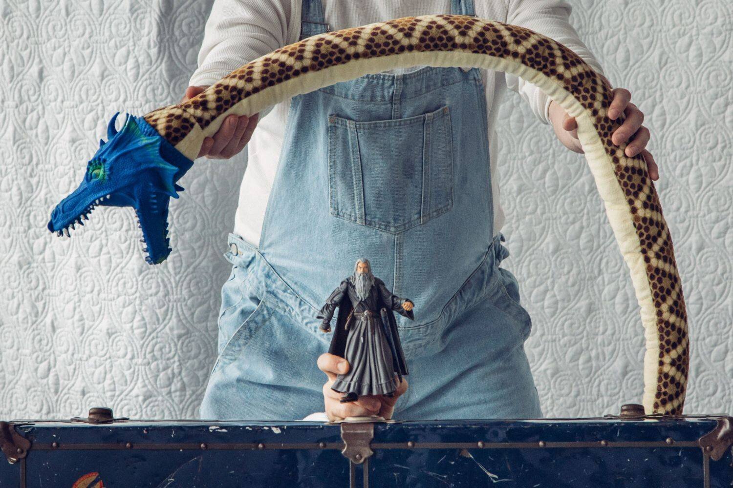 Mise en scène de la mythologie nordique pour enfants