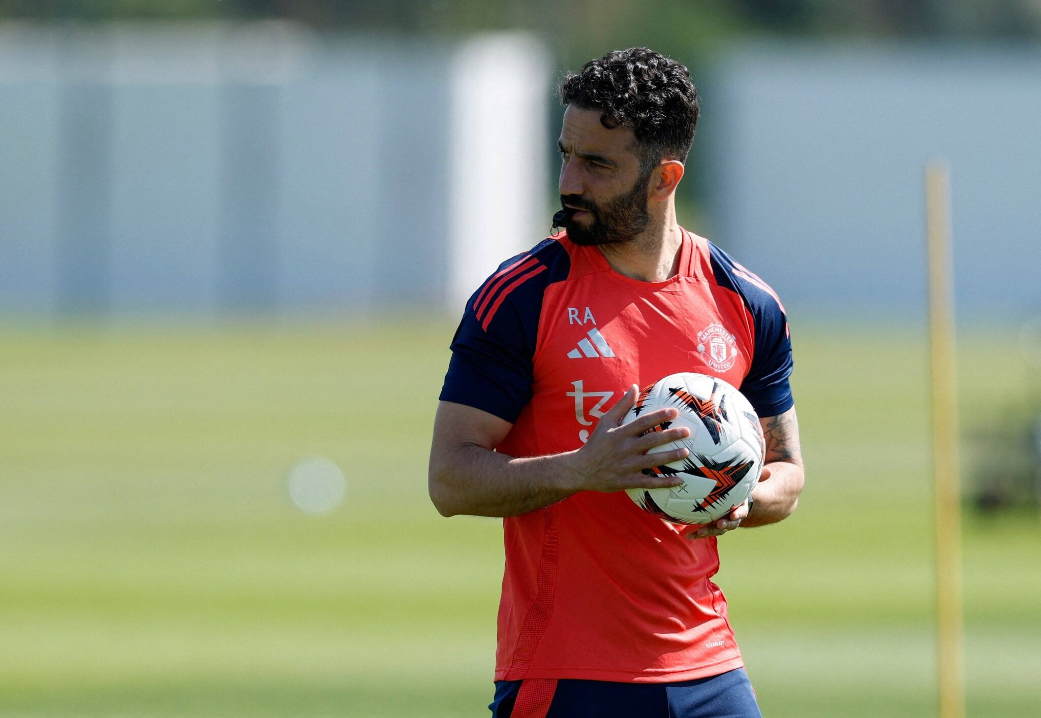 Entraînement de Manchester United en Europa League sous Ruben Amorim
