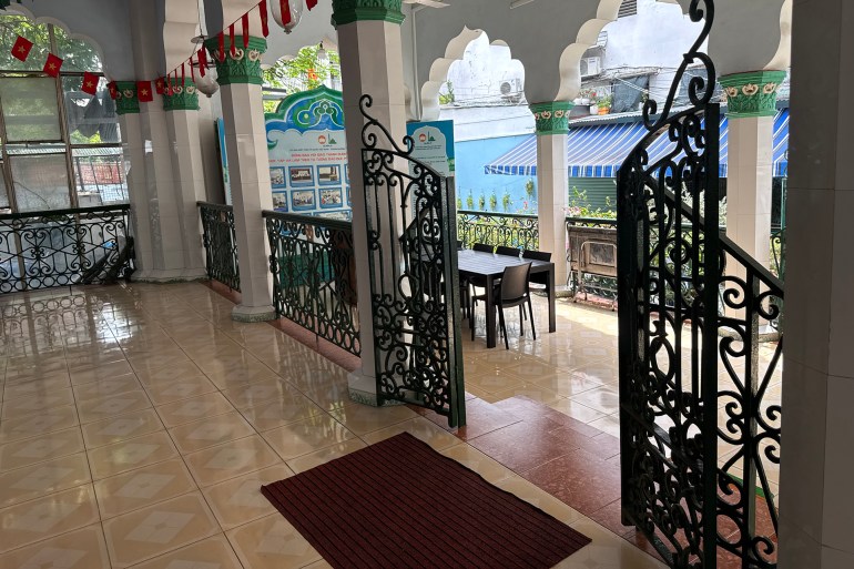 Cour intérieure de la mosquée 'Tous les Musulmans'