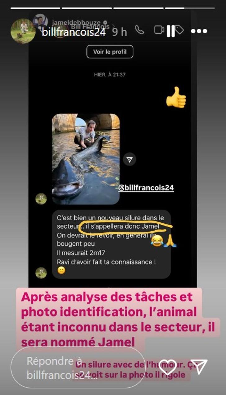 Le naturaliste Bill François a nommé le poisson Jamel.