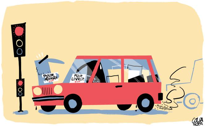 Livraison de commandes via l'application Shopopop