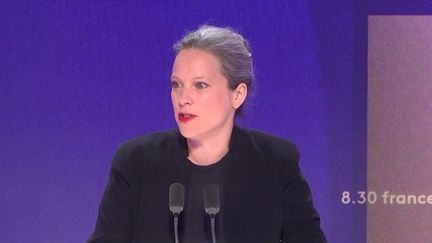 Lucie Castes sur franceinfo, le 2 mai 2025. (Radio France)