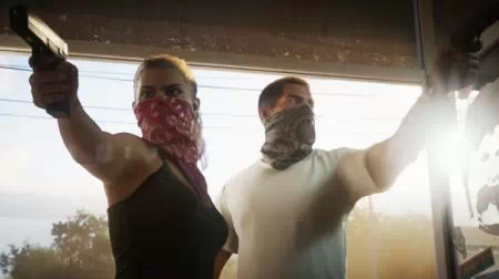 Personnages Lucia et Jason dans GTA 6