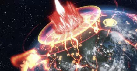 Freezer détruisant la Terre