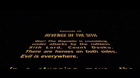 La Revanche des Sith - Message d'introduction