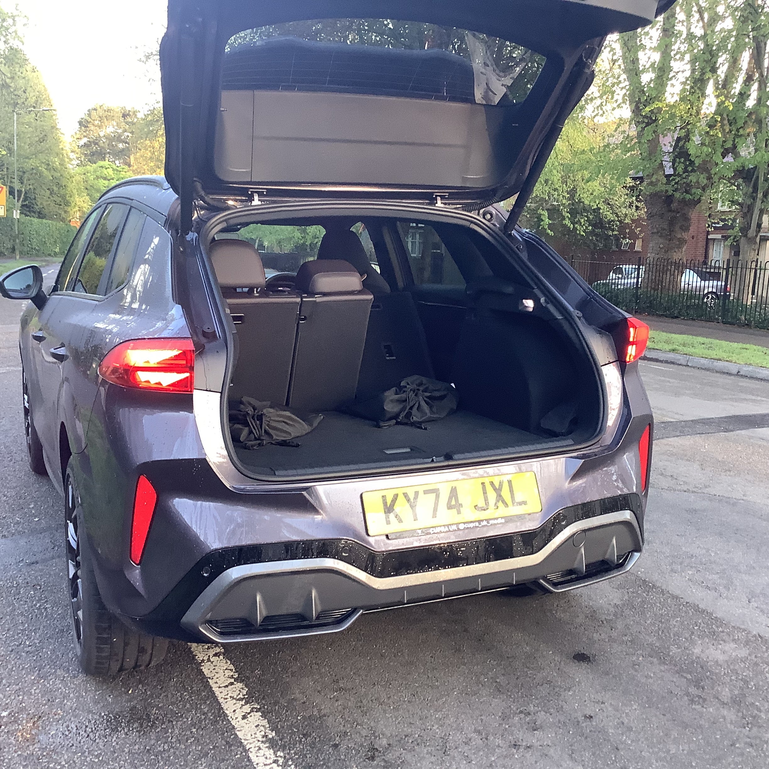 Espace généreux dans le coffre du Cupra Terramar