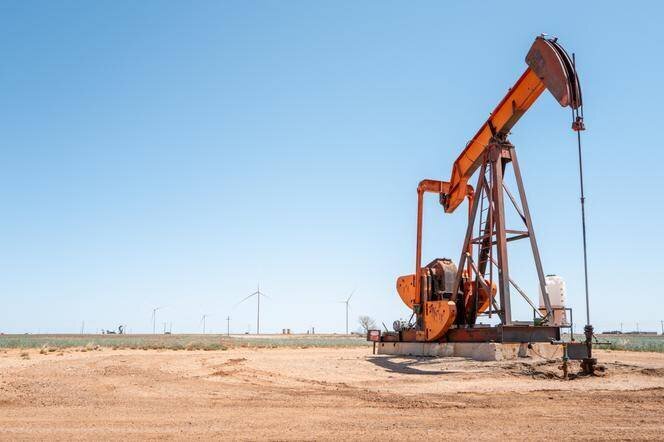 Un puits de pétrole à Close City, au Texas, le 9 avril 2025.