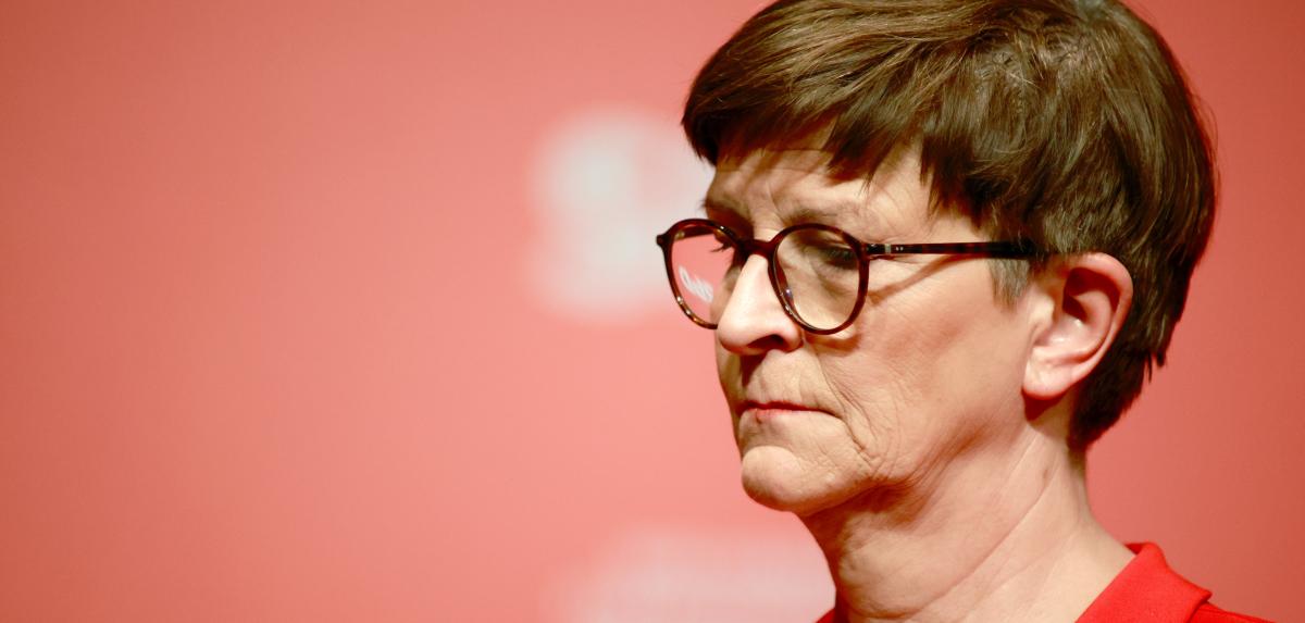 Saskia Esken, co-présidente du SPD