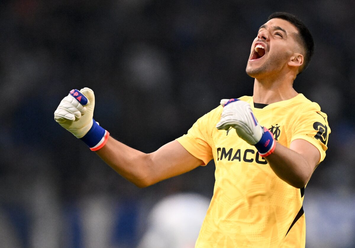 Geronimo Rulli lors du match OM vs LOSC