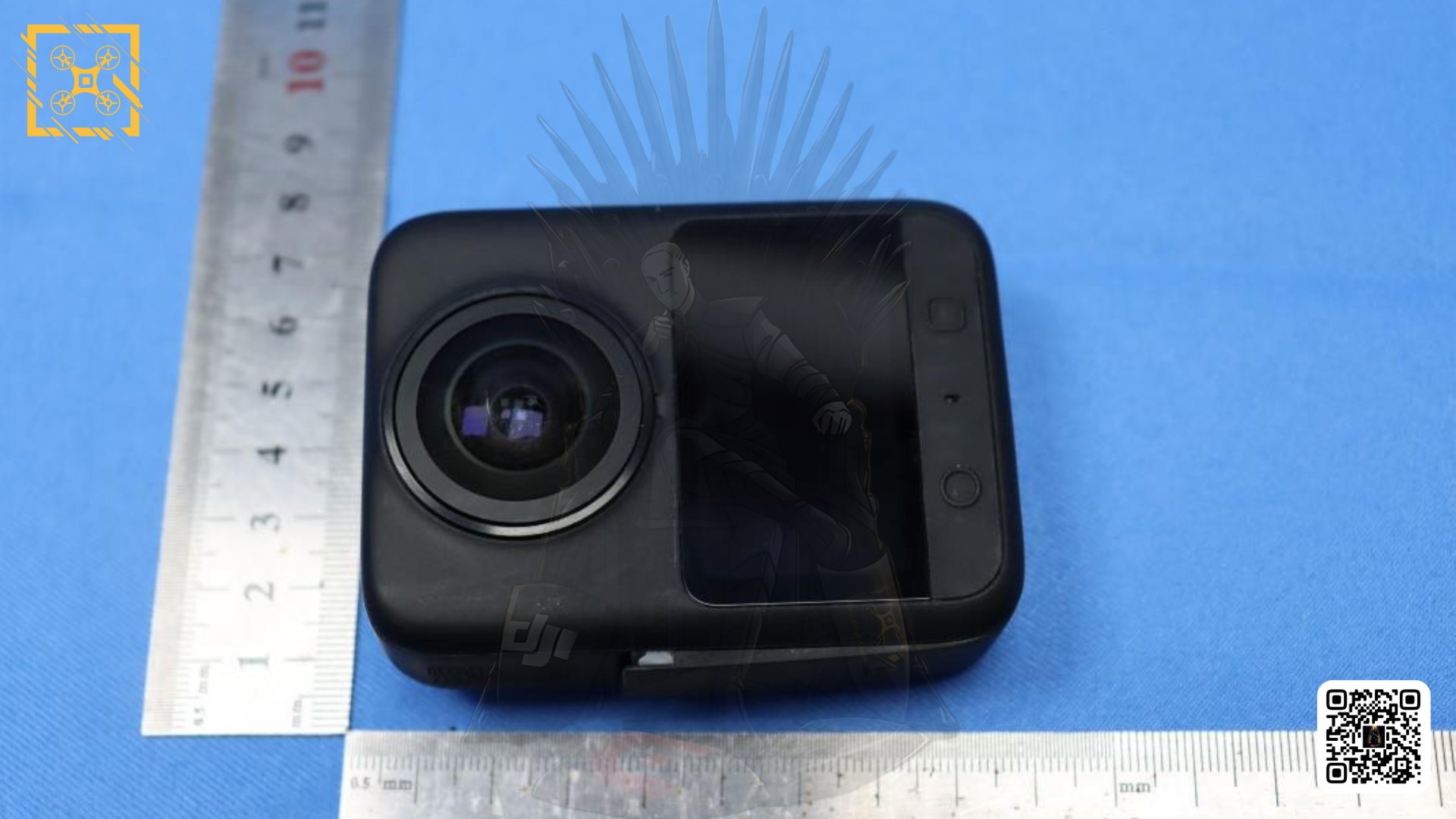 Vue détaillée de la caméra DJI Osmo 360