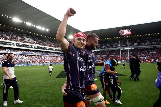 L’ailier international Louis Bielle-Biarrey a inscrit un doublé dimanche 4 mai 2025, lors de la demi-finale de la Champions Cup remportée par son équipe, l’UBB, face à Toulouse, au Stade Bordeaux-Atlantique.