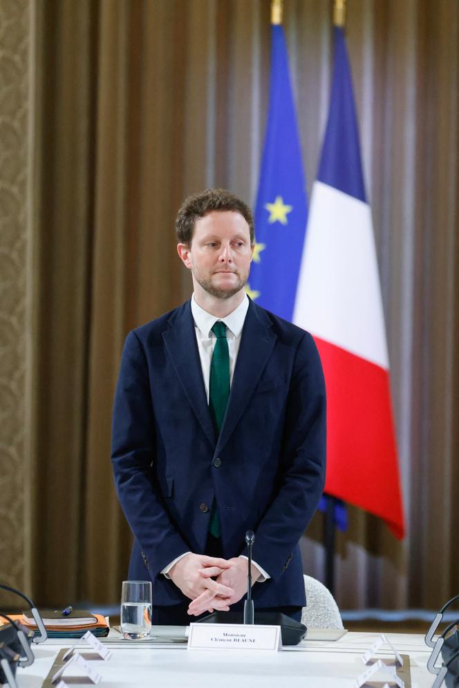 Clément Beaune, haut-commissaire au plan, à l’Elysée, à Paris, le 31 mars 2025.