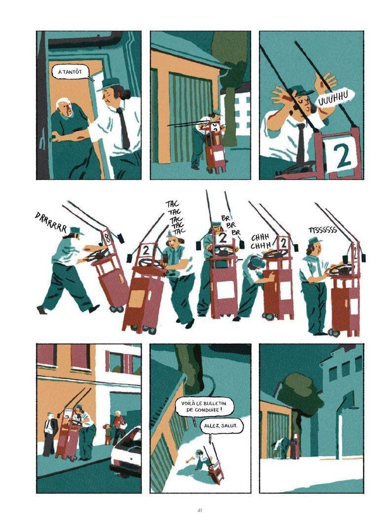 Une page de bande dessinée