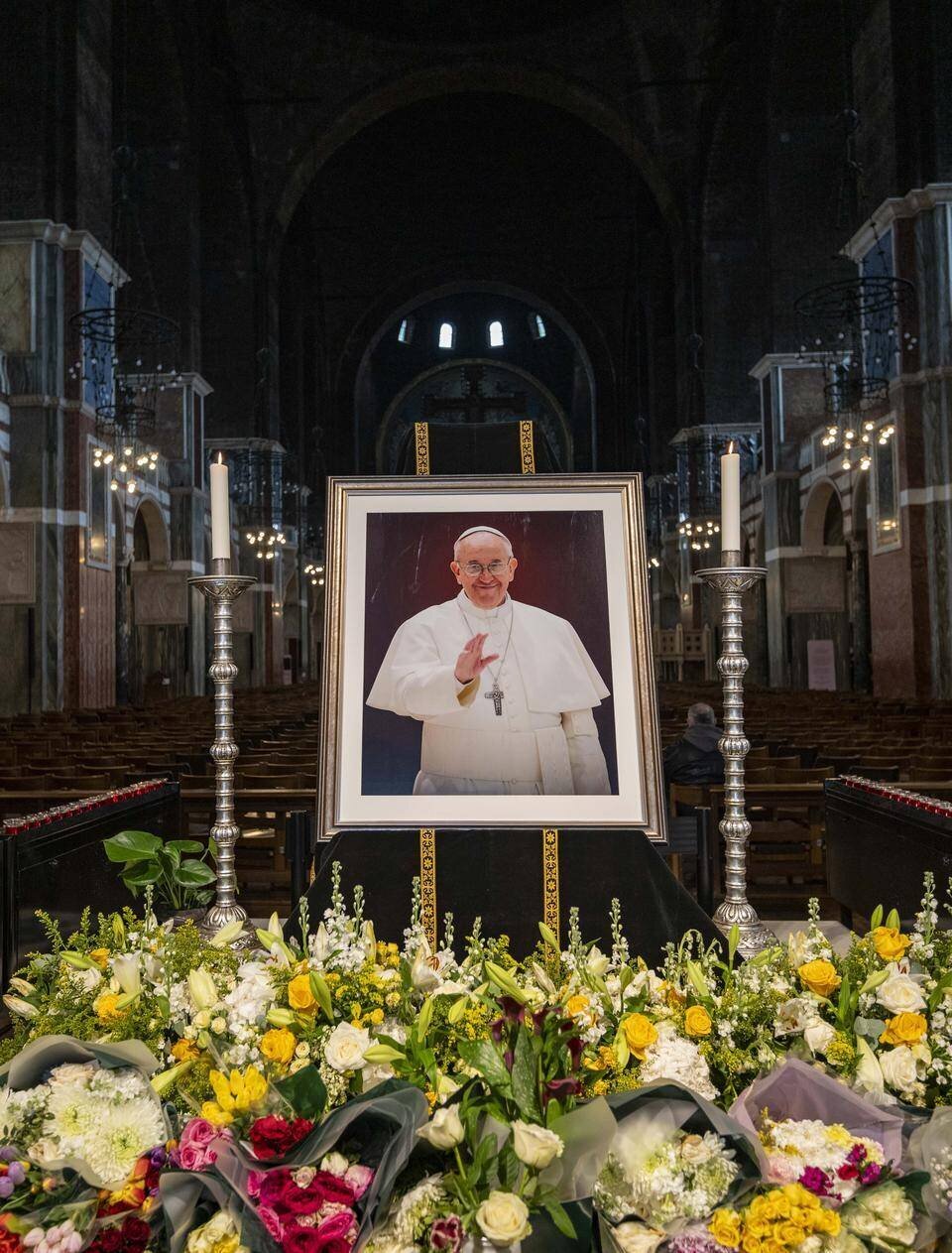 Le pape François en audience