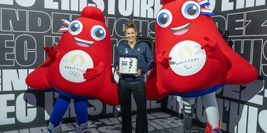 Caroline Jouisse lors des Jeux Olympiques de Paris 2024