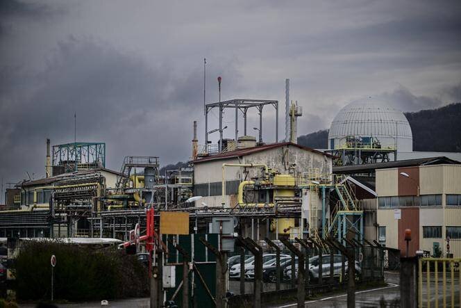 L’usine chimique Vencorex, à Pont-de-Claix (Isère), le 12 mars 2025.