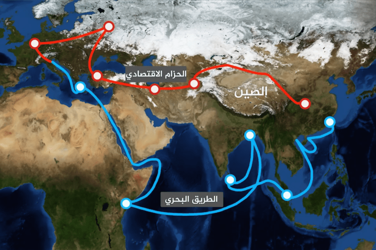 Route de la soie terrestre et maritime et domination chinoise