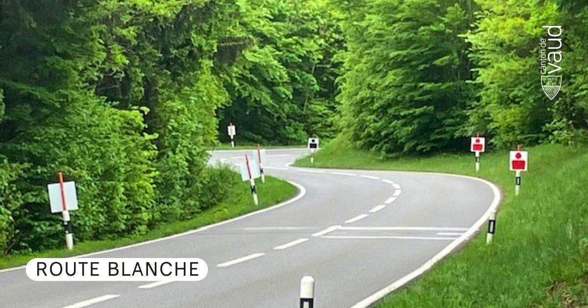 Des silhouettes marquent les endroits où ont eu lieu des accidents tragiques sur la route qui va de Nyon à Saint-Cergue.