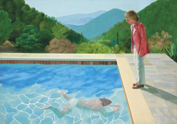 Portrait of an artist (Pool with two figures), 1972 par David Hockney