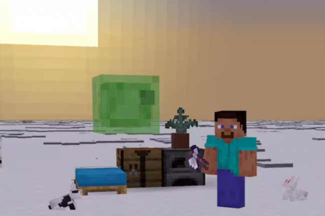 La dernière version 1.21.80 de Minecraft supprime la prise en charge de la réalité virtuelle et de la réalité mixte. (crédit : Minecraft)