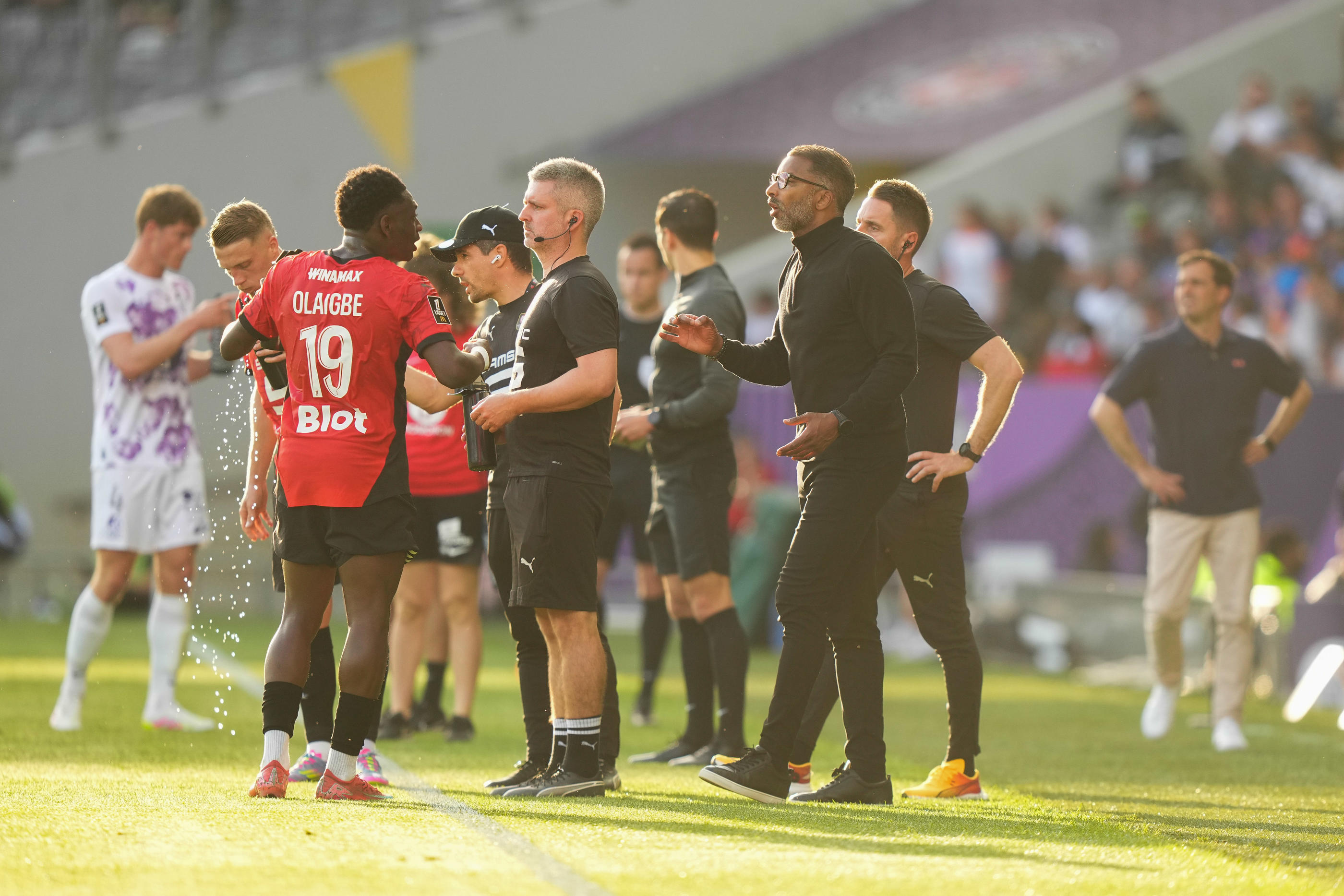 Kazeem Olaigbe n'a pas participé au dernier entraînement avec l'équipe par choix de l'entraîneur. Icon Sport/Hugo Pfeiffer