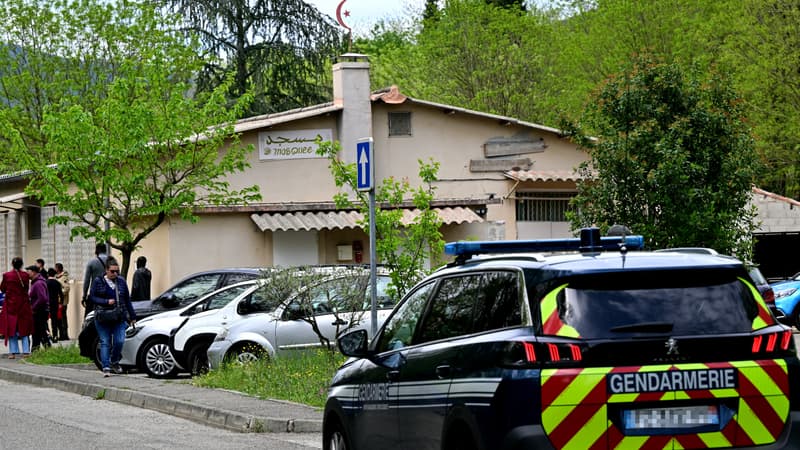 La mosquée de La Grand-Combe, dans le Gard, le 27 avril 2025.