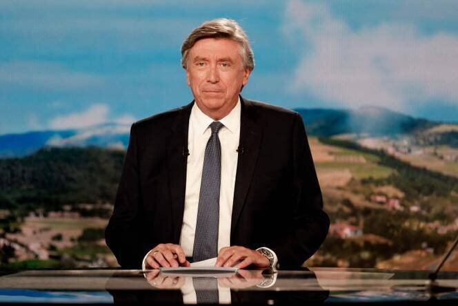 Jacques Legros sur TF1, le 21 juillet 2021.