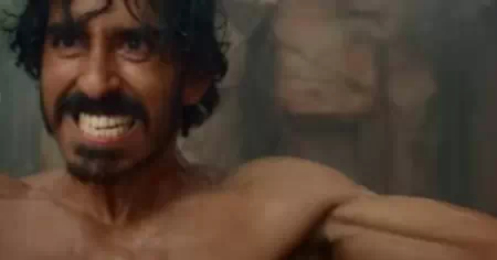 Dev Patel sur le tournage de Monkey Man, film d'action situé en Inde