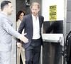 Le prince Harry et Meghan Markle quittant le sommet Time100 à New York