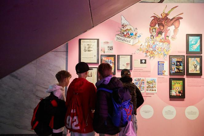 Dans les allées du festival BDFil, à Lausanne (Suisse), le 5 mai 2025.