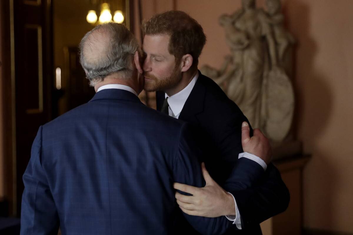 Le prince Harry lors d'une interview sur les tensions avec la famille royale
