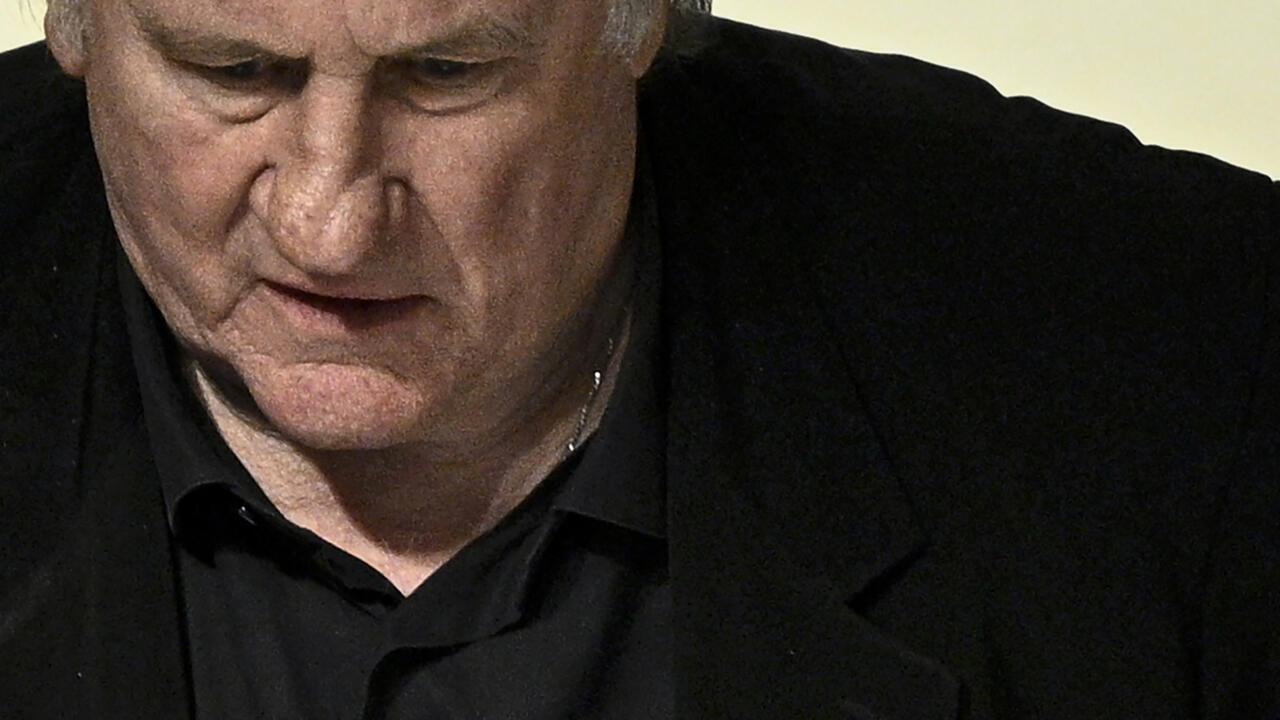 Gérard Depardieu le 27 mars 2025, à Paris