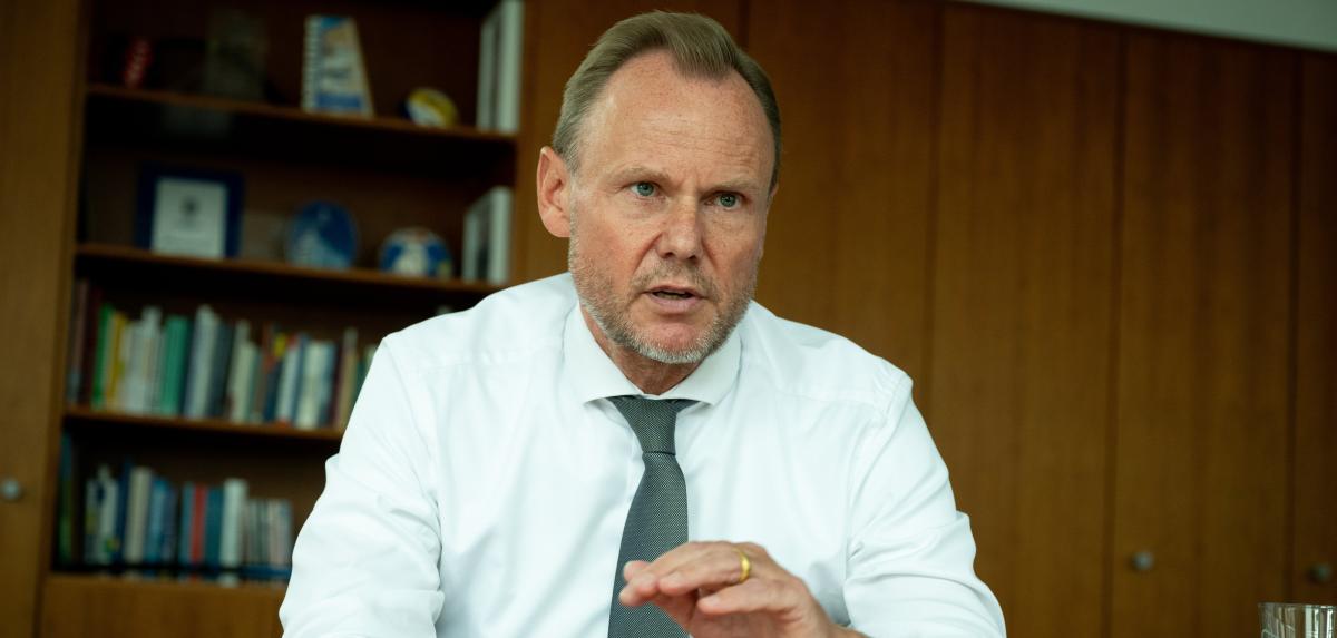 Andy Grote, sénateur à l'Intérieur et aux Sports de Hambourg