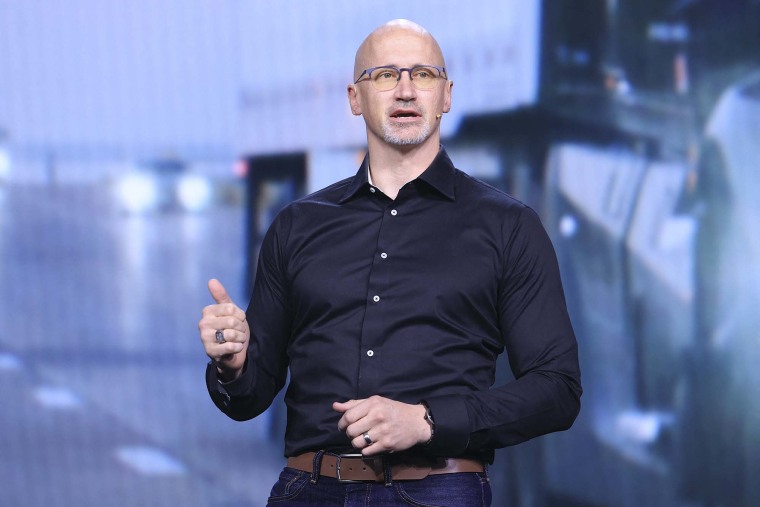 Sterling Anderson lors du Consumer Electronics Show en janvier 2025 à Las Vegas